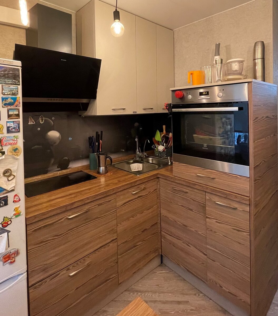 Так можно спланировать маленькую кухню