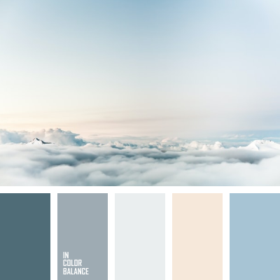 Выбранная цветовая гамма (природность и воздух)