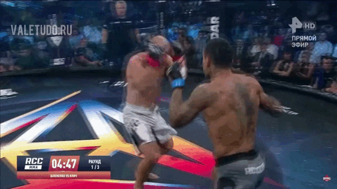 Шлеменко отлетает от Илича