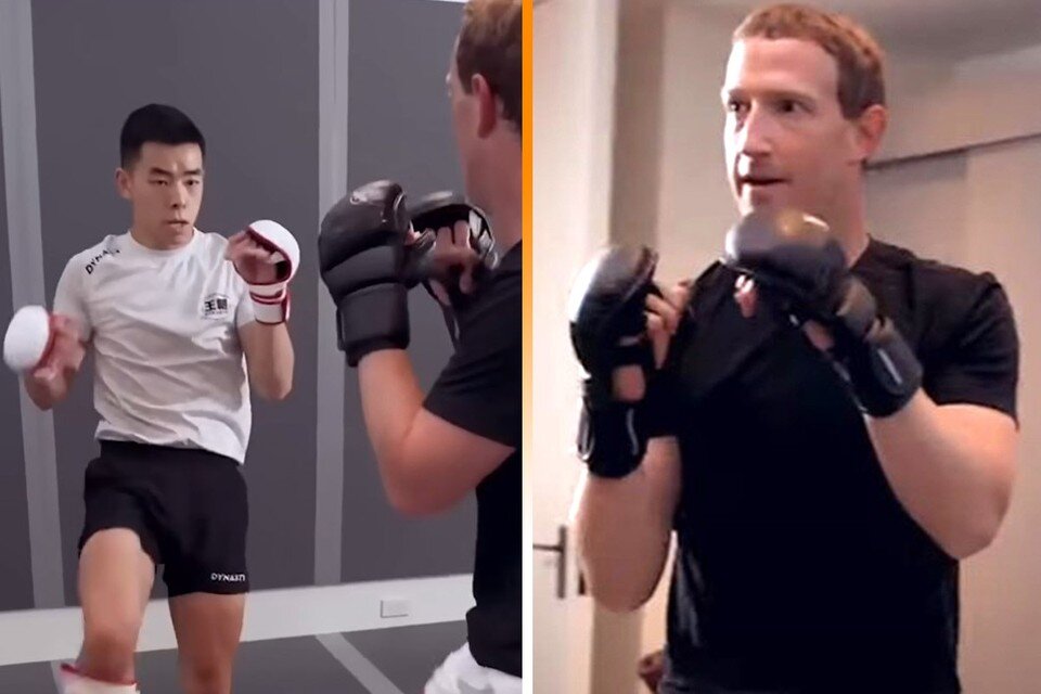     Марк Цукерберг провел тренировочный бой с профессиональным бойцом смешанных единоборств Кхаем Бу.  Личная страница героя публикации в соцсети