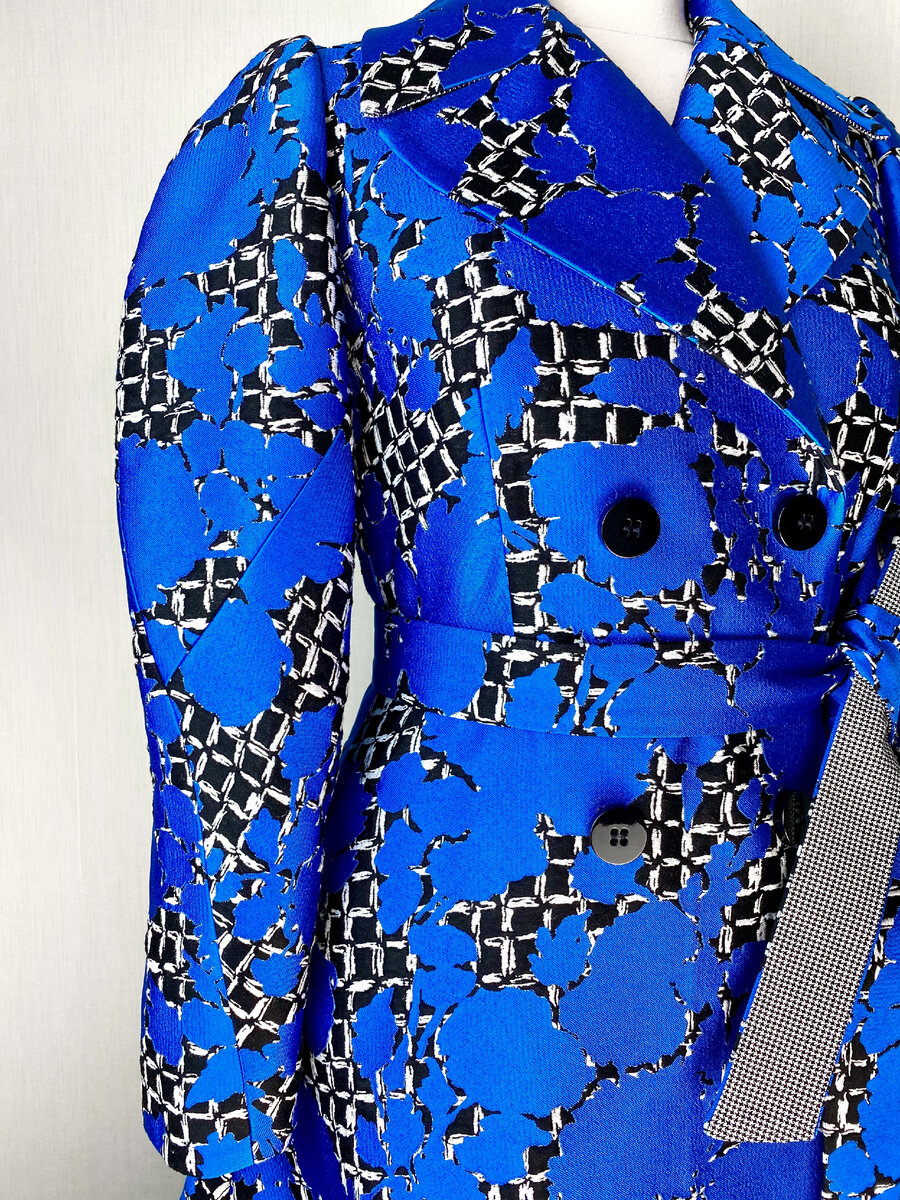 Пальто, сшитое на заказ по мотивам модели из коллекции Lanvin осень-зима 2020/21