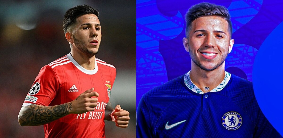 Энцо Фернандес переход из Бенфики в Челси.