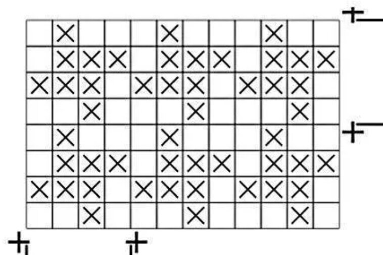 схема узора