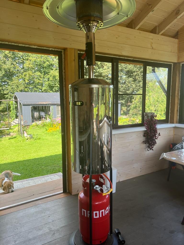 Уличный газовый обогреватель ENDERS ELEGANCE с газовым баллоном на 27л