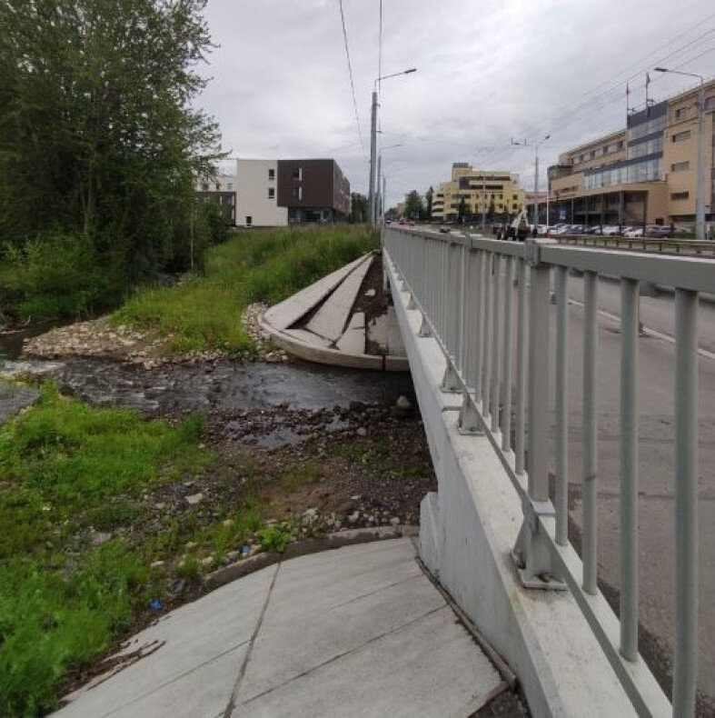 Пименовский мост в петрозаводске где фото Кировский мост в Петрозаводске срочно укрепили Петрозаводск говорит Дзен