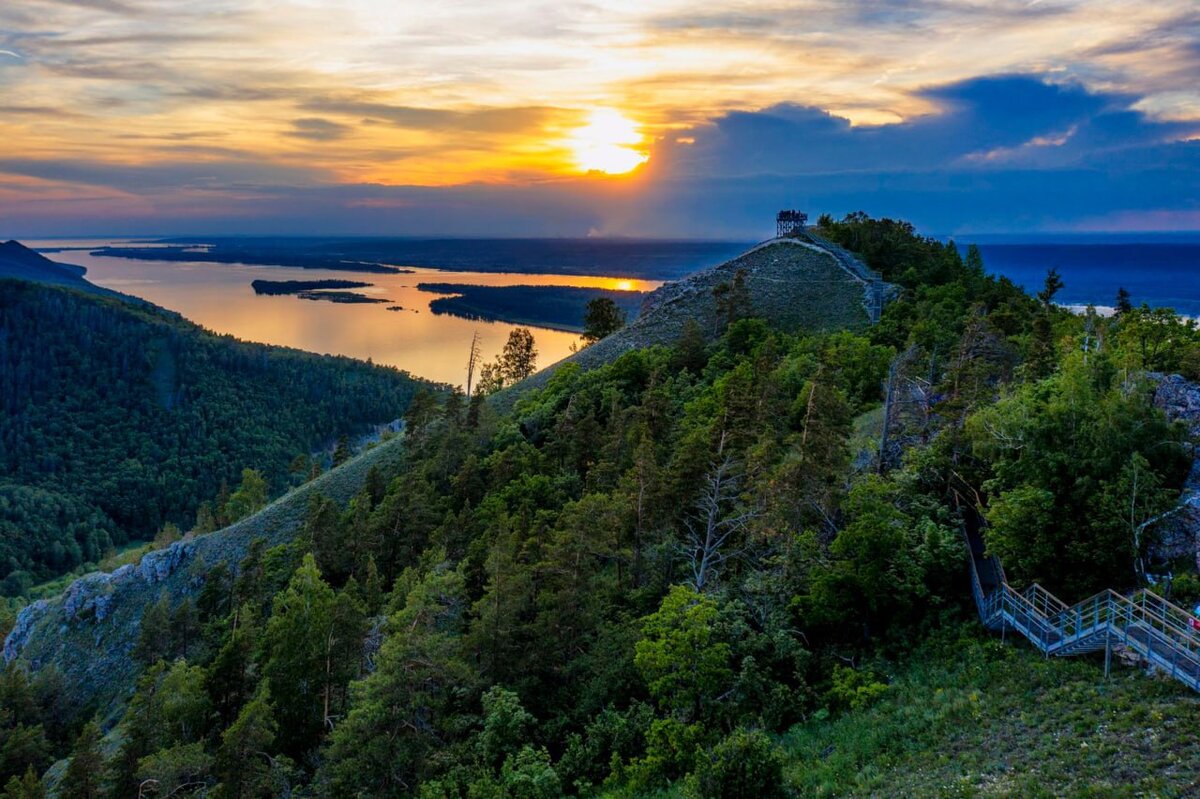 Козел в жигулевских горах