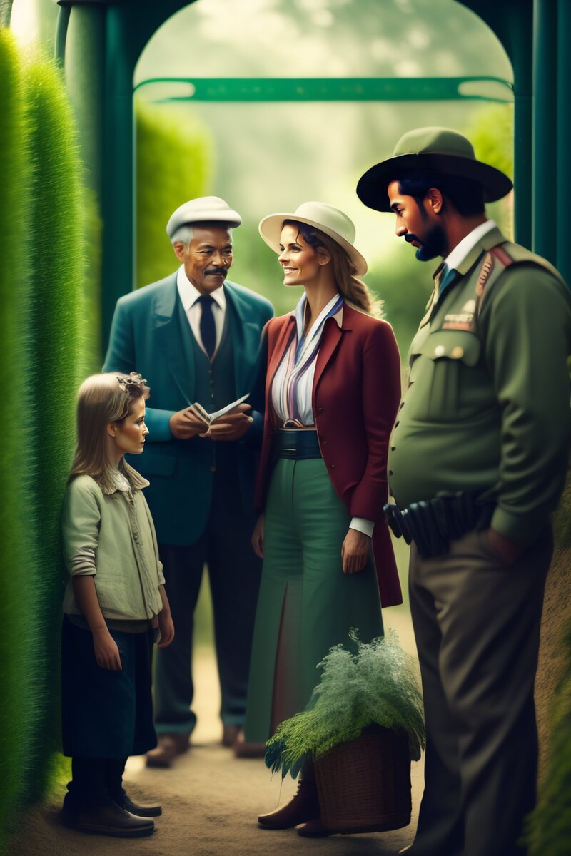 В далеких и загадочных джунглях находилась группа исследователей, возглавляемая бравым археологом по имени Эмилия. Они отправились в увлекательное путешествие, чтобы найти затерянное сокровище древней цивилизации.

Их приключение началось с древней карты, которую Эмилия обнаружила в старинной библиотеке. Карта изображала неизведанные руины и загадочные символы, которые указывали на местоположение сокровища. Группа состояла из археологов, геологов, исследователей и местных гидов, и все они были полны решимости раскрывать эту тайну.

Путешествие привело их в самые глухие и опасные части джунглей. Они преодолевали бурные реки, карабкались на вершины гор и плутали через мрак непроходимых лесов. На каждом шагу их ждала опасность: дикие животные, диковинные растения и неизведанные болота.

Несмотря на все трудности, группа продолжала свой путь, учась выживать в экстремальных условиях и разгадывать загадки, оставленные древней цивилизацией. Они нашли руины, заполненные скульптурами и сокровищами, которые доказали, что они на верном пути.

Но самым большим испытанием было соперничество с другой группой исследователей, которые также искали сокровище. Эмоции накалялись, и гонка за сокровищем становилась все более напряженной.

В конечном итоге, группа Эмилии сумела разгадать все загадки и добраться до самой глубины джунглей. Там, в потаенной пещере, они нашли затерянное сокровище - золотой артефакт, который хранил в себе древнюю мудрость и силу.

Эмилия и ее команда вернулись с сокровищем к миру, оставив позади джунгли и опасности. Они разделили свои открытия с миром и внесли вклад в исследование древних цивилизаций. Но самое главное, они поняли, что настоящее сокровище заключается не только в золоте и драгоценностях, но и в приключениях, дружбе и знании, которое можно найти во время увлекательного путешествия.