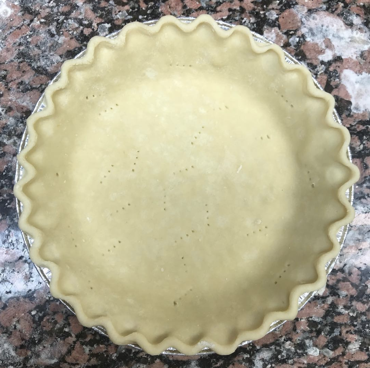 Песочная база для пирога с жидкой заливкой