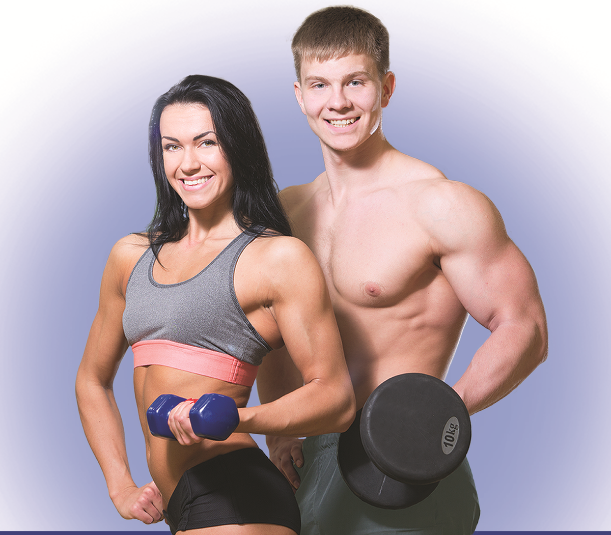 Тренеры Orange Fitness Краснодар Артем Квитко и Анастасия Колмогорцева