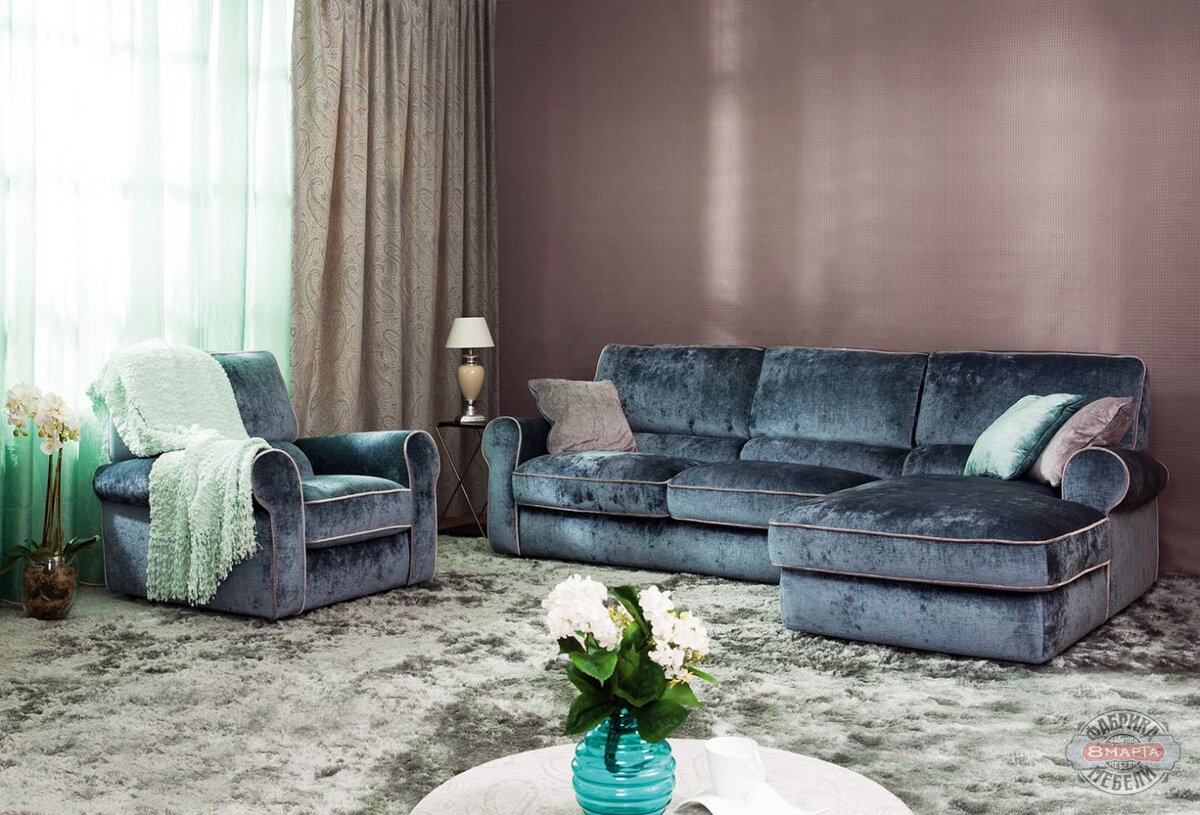 Угловой диван «Скарлетт-классик» от «8 Марта»