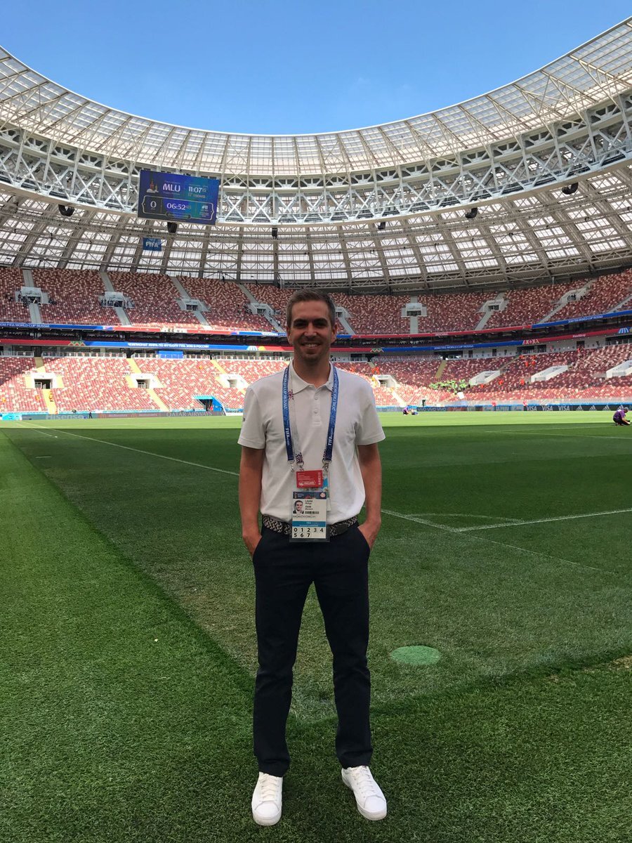 Филипп Лам в "Лужниках". Источник: twitter.com/philipplahm 