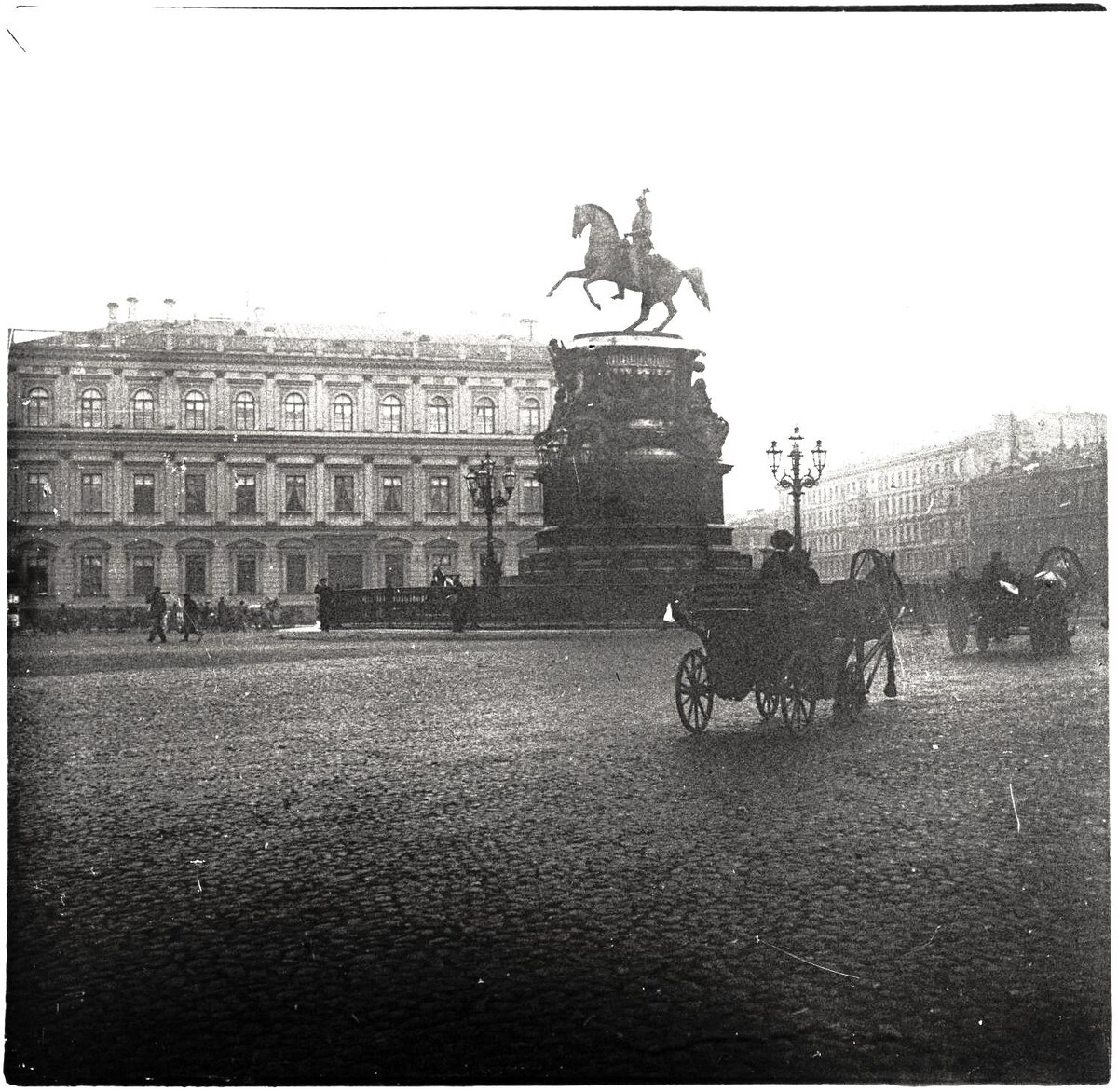Исаакиевская площадь Санкт-Петербург 19 век