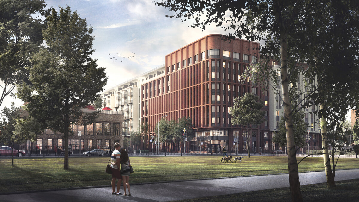 Дом бизнес-класса NEVA-NEVA на пересечении Среднего проспекта и 24-й линии. Васильевского острова