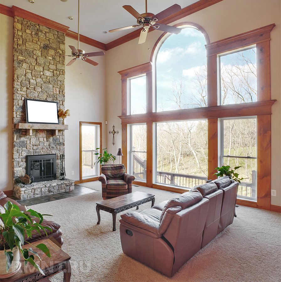 Высокие окна