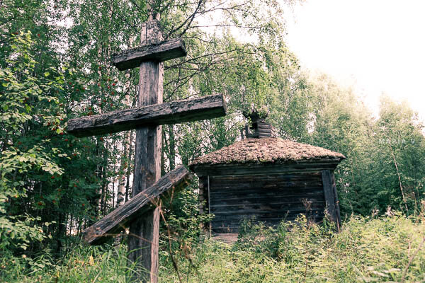 Никольская часовня (1828). Деревня Мурги. Мехреньга. Август, 2014 