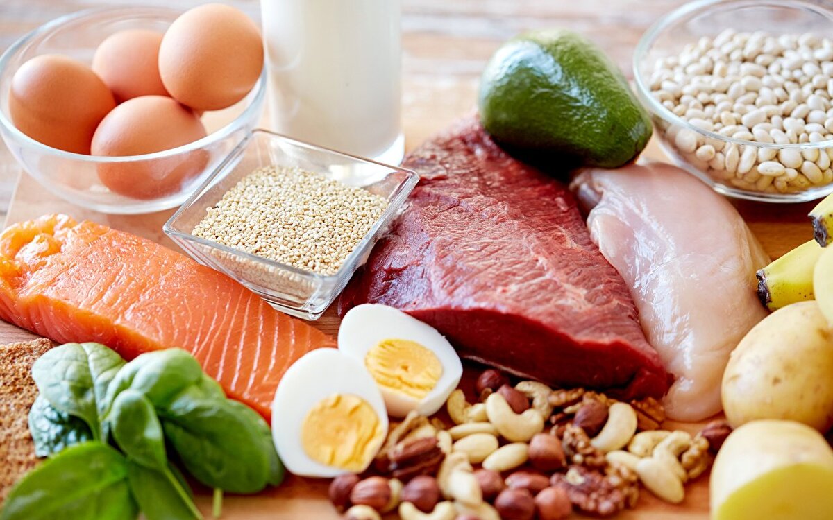 Продукты, содержащие много белка