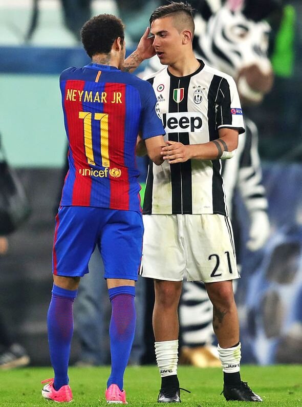 Неймар и Дибала. Источник: pinterest.se