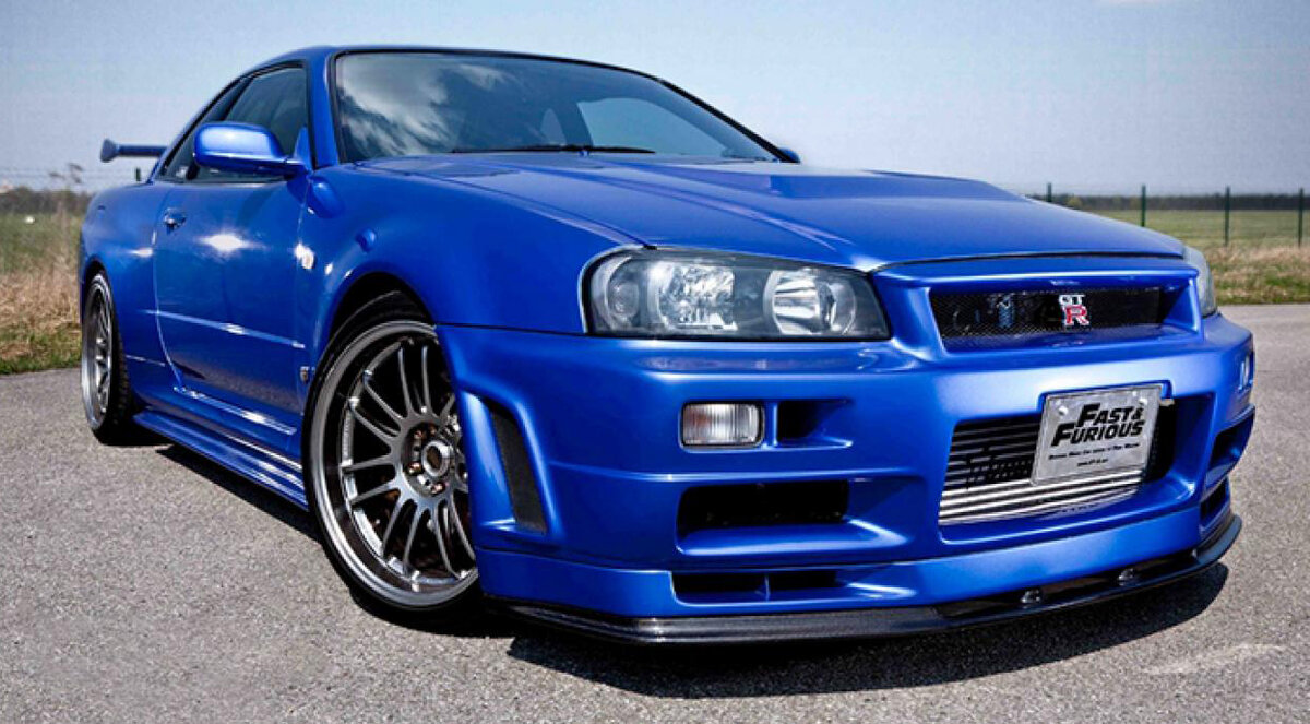 Nissan Skyline GTR r34 Форсаж