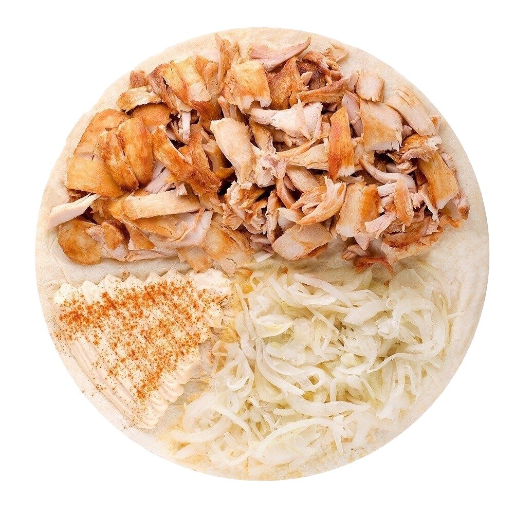 Состав шаурмы только из мяса