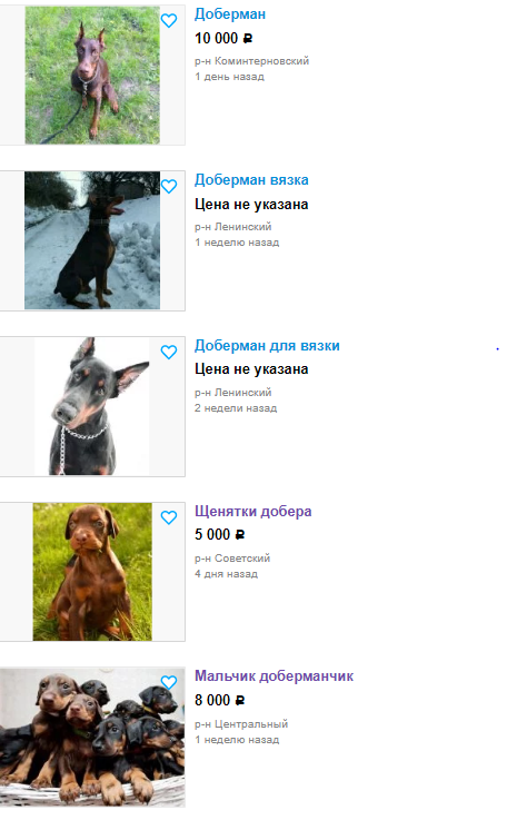 Цена упала, а вот объявлений на весь Воронеж - 3. Популярность породы, что сказать :)