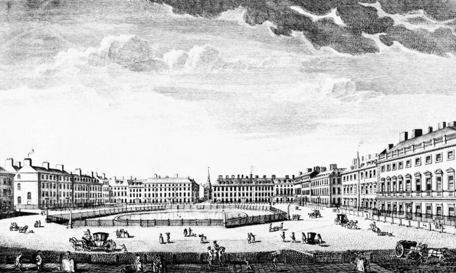 St James square, 1752