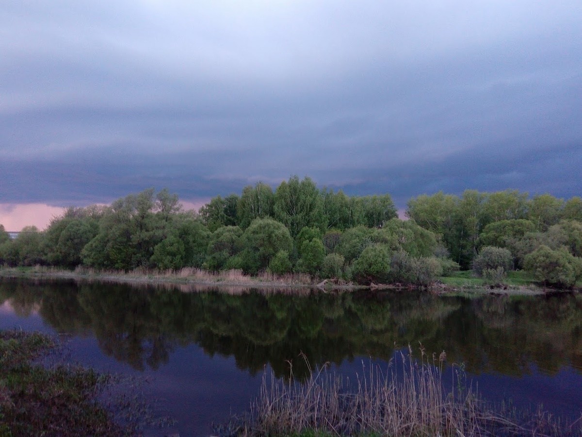 Вечер у реки, из личных фото.