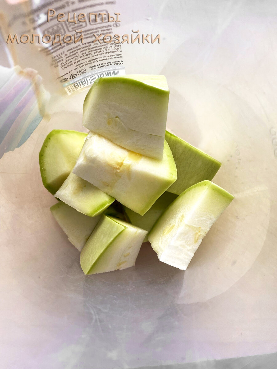 Нарезанный кабачок