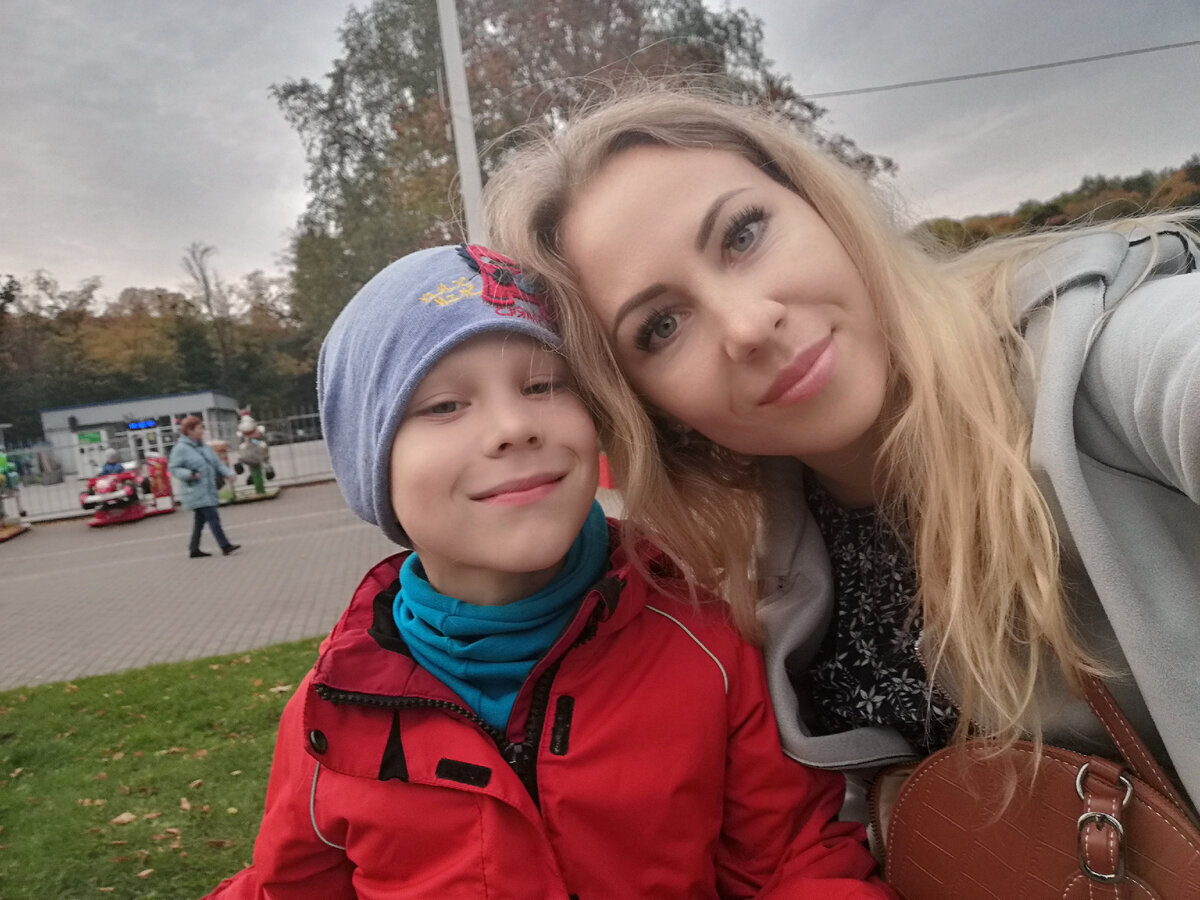 Марина Самарёва и её сын
