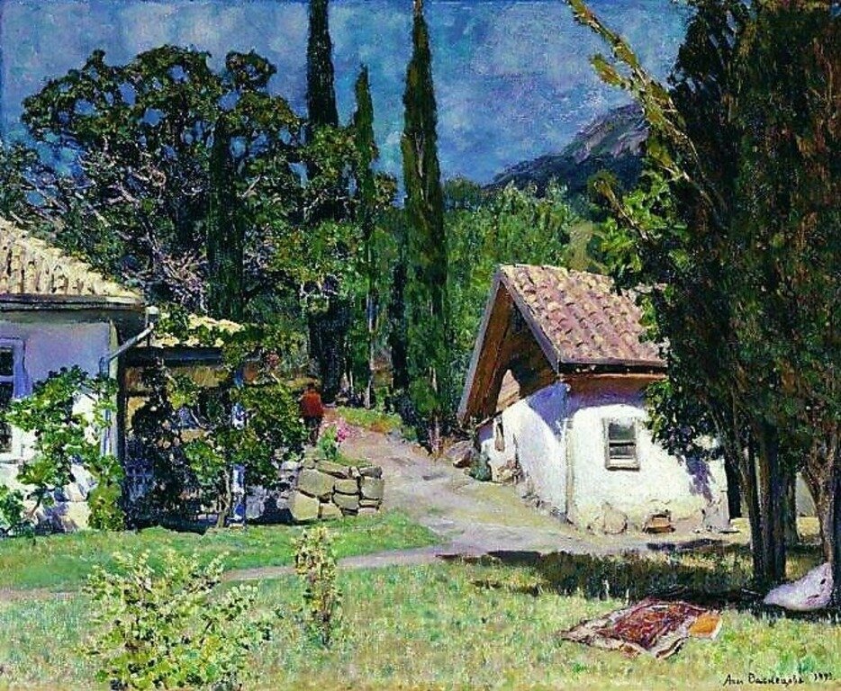 Васнецов А.М., «Крымский вид», 1893, холст, масло