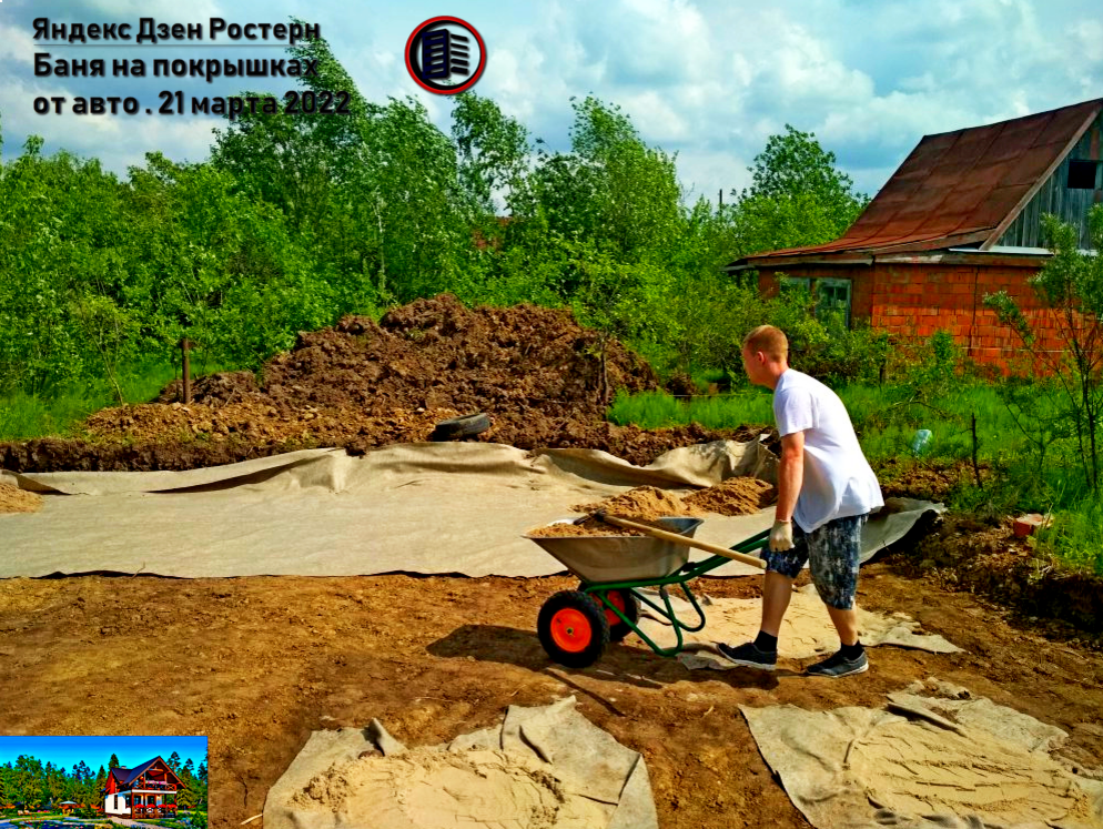 фундамент из покрышек. источник фото: zen.yandex.ru/rostern