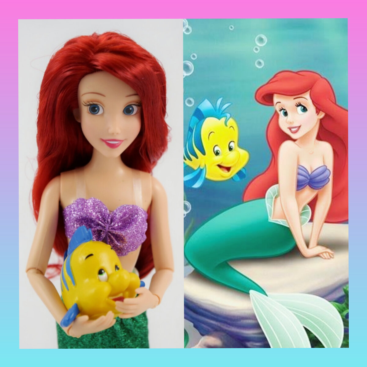 Disney Ariel Classic Dolls  Точная копия любимой принцессы❤ 🧡Наша Классическая кукла от Disney"Русалочка" 💙Конечно мы,однозначно,советуем приобрести эту куклу!