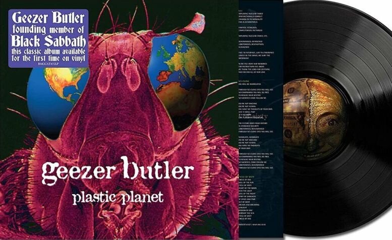 Виниловый выпуск альбома проекта G//Z/R «Plastic Planet», 1995 г., отпечатанный в Европе на лейбле BMG в 2020 году