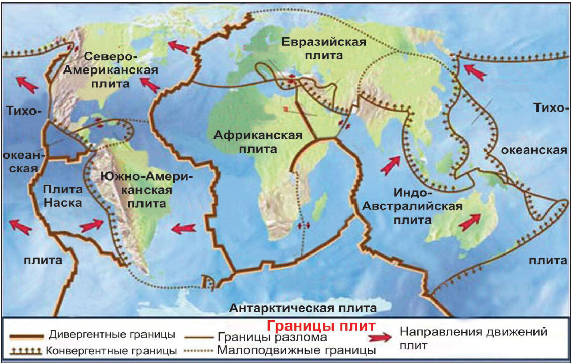 Литосферные плиты на карте. Границы литосферных плит на контурной карте. Плиты литосферы на контурной карте. Карта движения литосферных плит. Зоны раздвижения литосферных плит на карте.