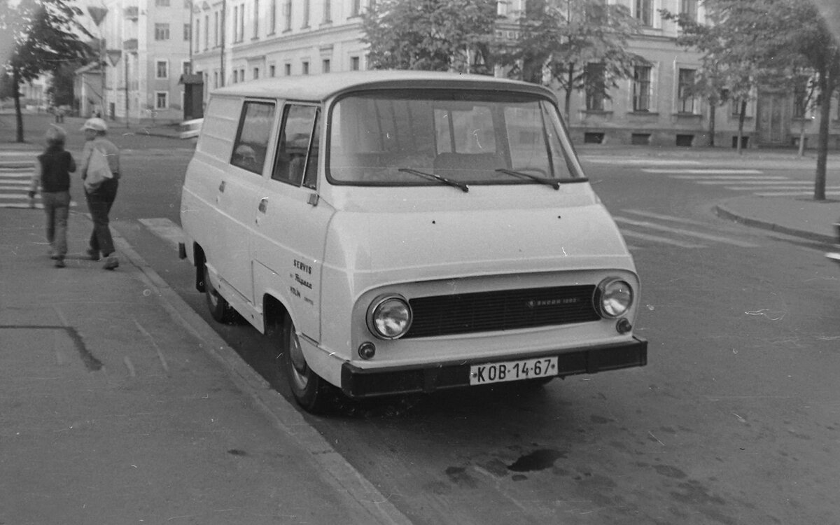 Skoda 1203 Minibus 1968 года