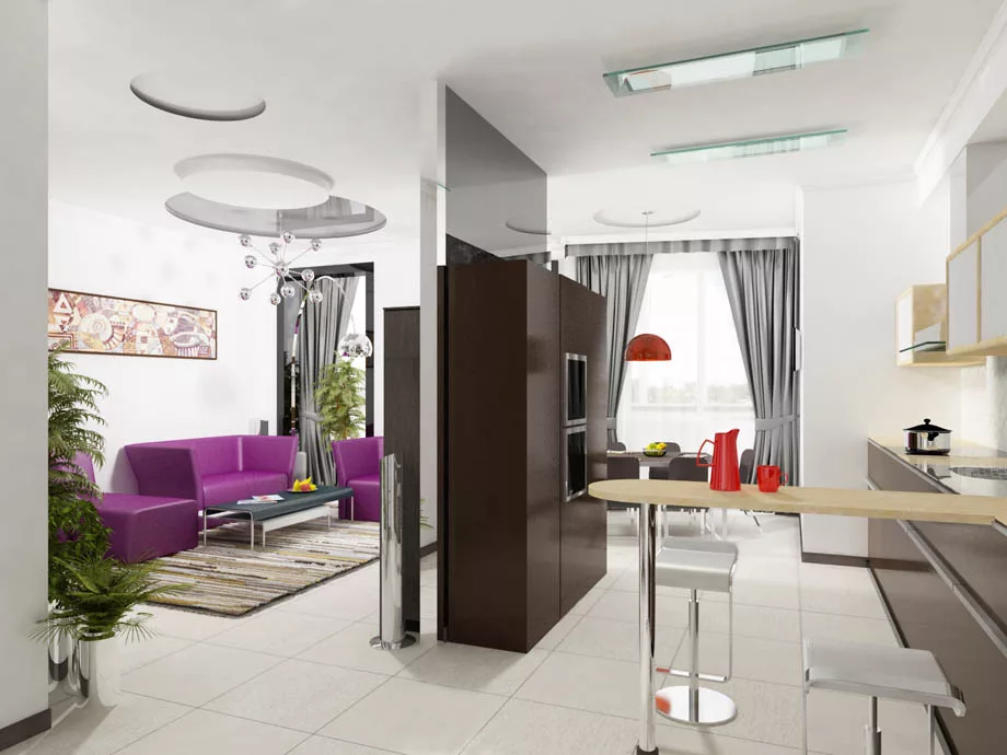 Пример квартиры со свободной планировкой. Максим Наумов