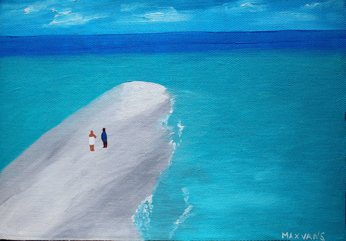 Живопись маслом,Океан.Maxvans/