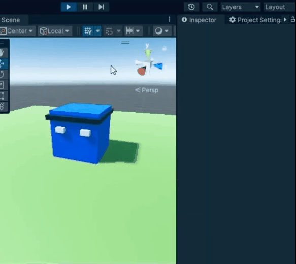 Готовая реализация прыгающего кубика на Unity