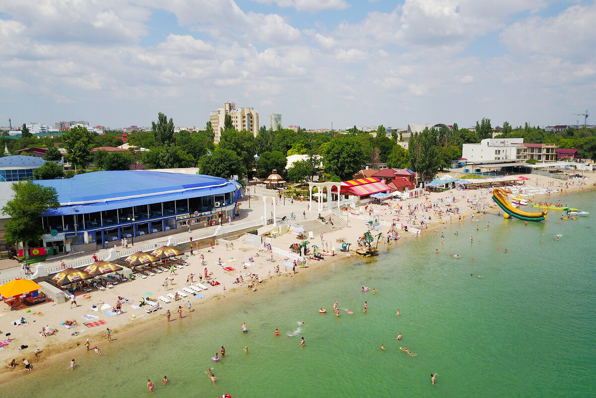 городские пляжи евпатории