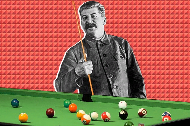      Забавная картинка на тему увлечений Сталина