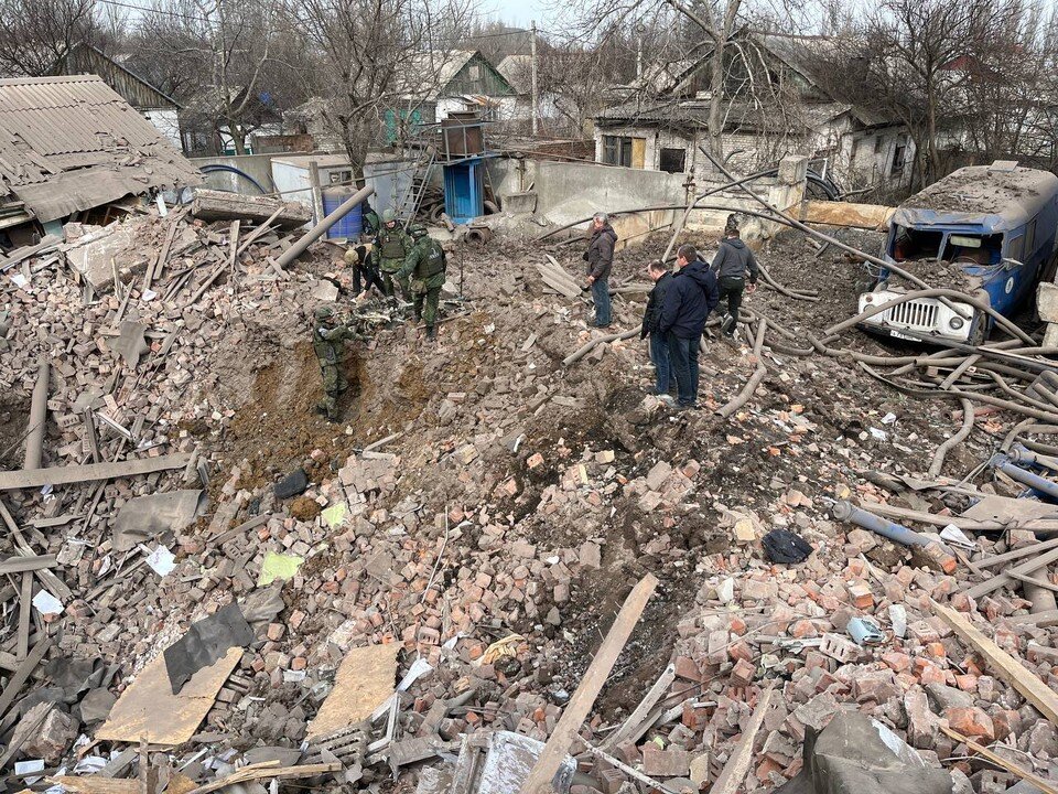     Здание водоканала в Петровском районе Донецка разрушено полностью Иван ЖИЛЯК