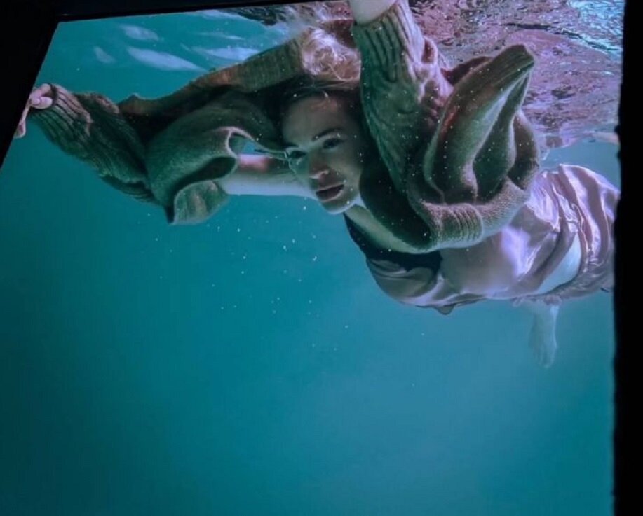    Ирине пришлось нырять в водуСоцсети Ирины Кобзевой