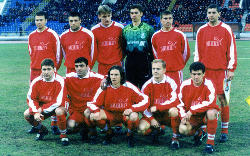 Состав московского Локомотива в 1999 году