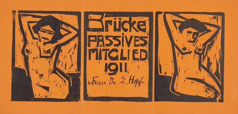 К. Шмидт-Ротлуф. Карточка художественной группы (источник - интернет).