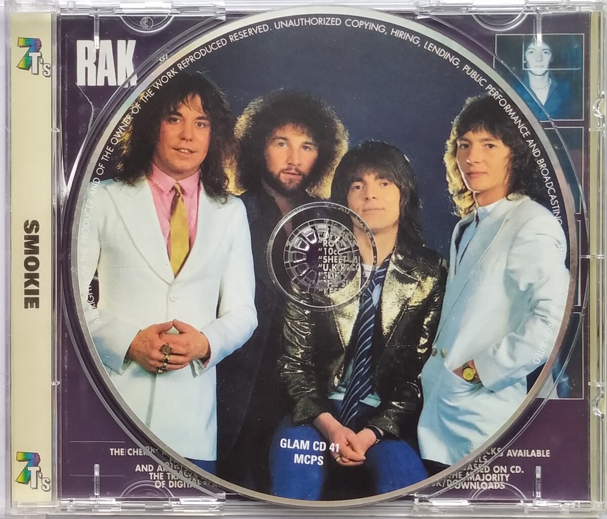 Smokie "The Other Side of the Road" (1979) CD (2007) - disc