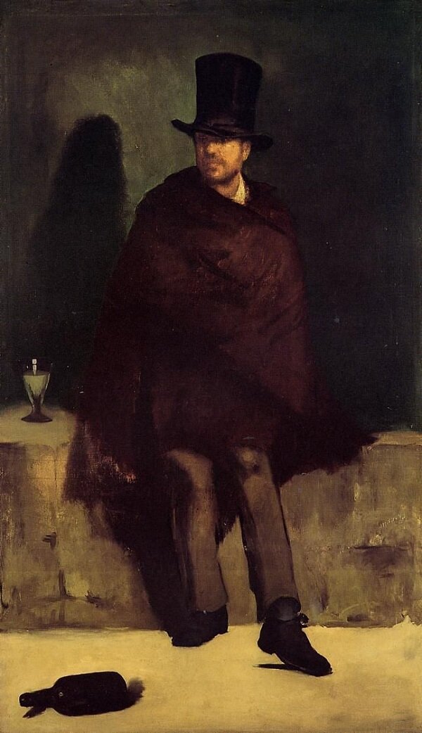 Эдуард Мане «Любитель абсента», 1859. Источник: wikipedia.org