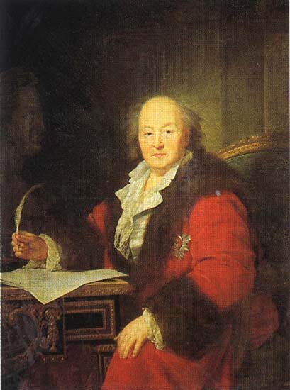 Иван Перфильевич Елагин (1725-1794). Автор: Жан Луи Вуаль 