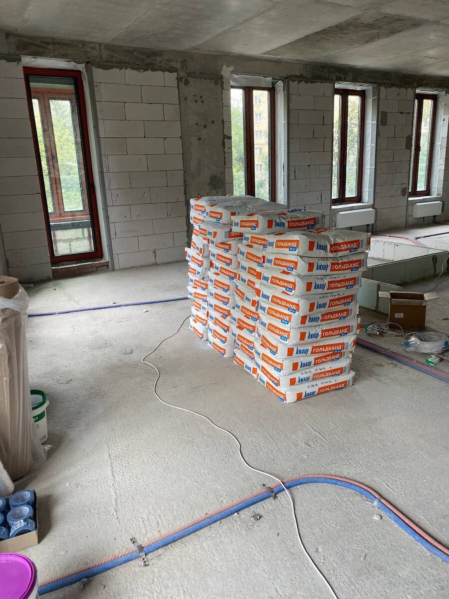 Организация покупки, доставки и подъема общестроительного материала в ЖК "Счастье на масловке".