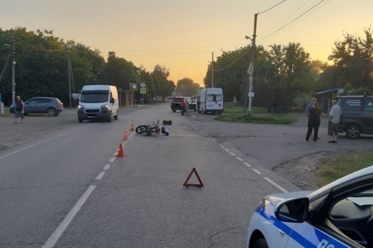    Водитель мопеда без прав попал в ДТП в Краснодарском крае