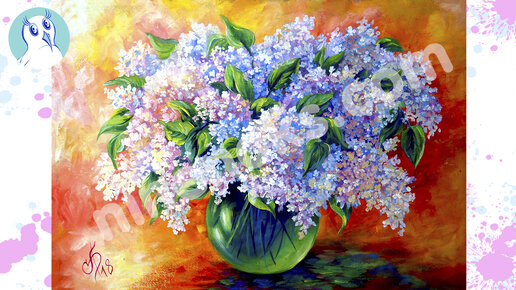 Learn to Paint Daisies Wildflowers & Marigolds Oil Painting Demo Fast Motion by Bill Inman