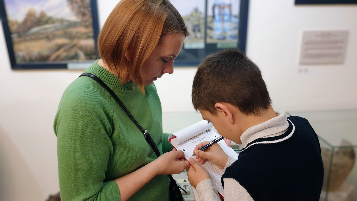 Заполняем форму Олимпиады в Коломенском музее